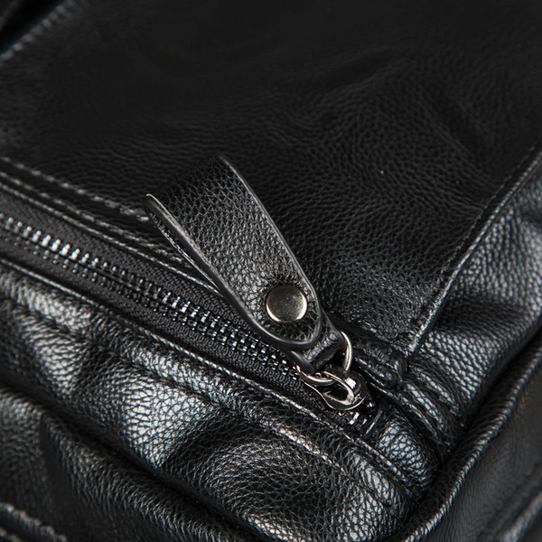 Eko bőrből készült sport- és alkalmi férfi táska