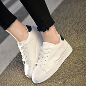 Γυναικεία σπορ-casual πάνινα παπούτσια με κορδόνια