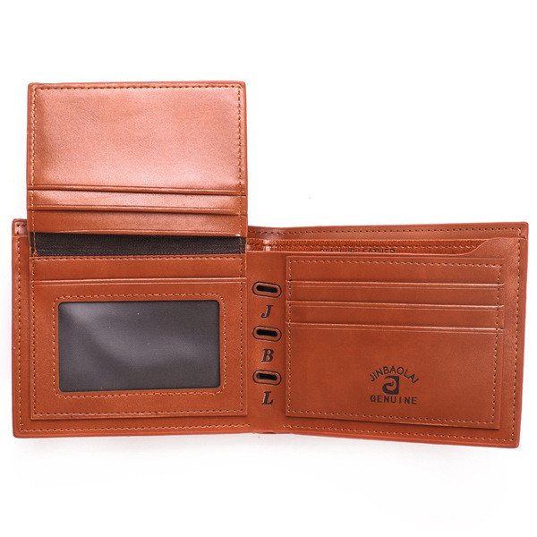 Κομψό ανδρικό πορτοφόλι σε καφέ χρώμα