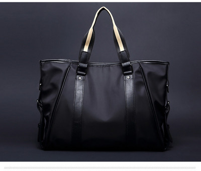 Σπορ-κομψή ανδρική τσάντα σε δύο χρώματα