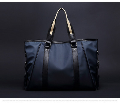 Σπορ-κομψή ανδρική τσάντα σε δύο χρώματα