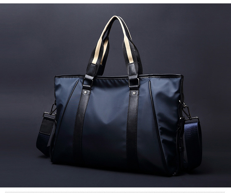 Σπορ-κομψή ανδρική τσάντα σε δύο χρώματα
