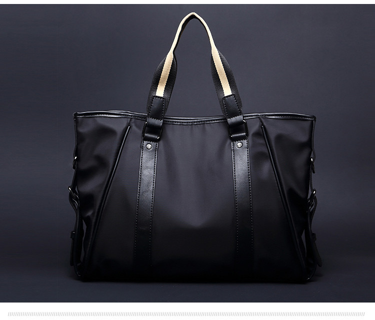 Σπορ-κομψή ανδρική τσάντα σε δύο χρώματα