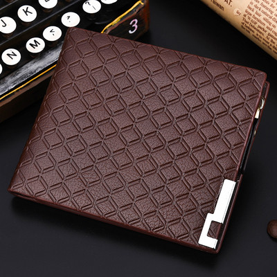 Κομψό ανδρικό πορτοφόλι σε τρία χρώματα με φερμουάρ