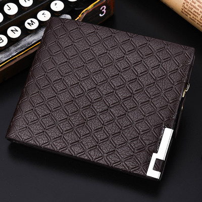 Κομψό ανδρικό πορτοφόλι σε τρία χρώματα με φερμουάρ