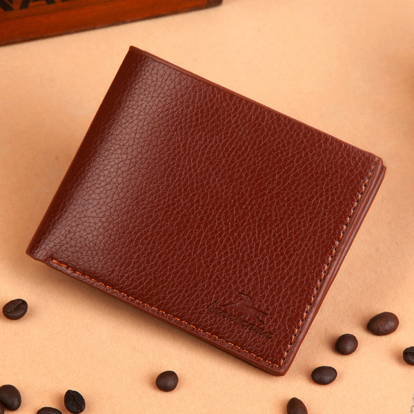 Ανδρικό πορτοφόλι σε τρία χρώματα - καθαρό σχέδιο