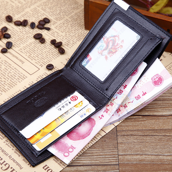 Férfi pénztárca három színben fém elemmel