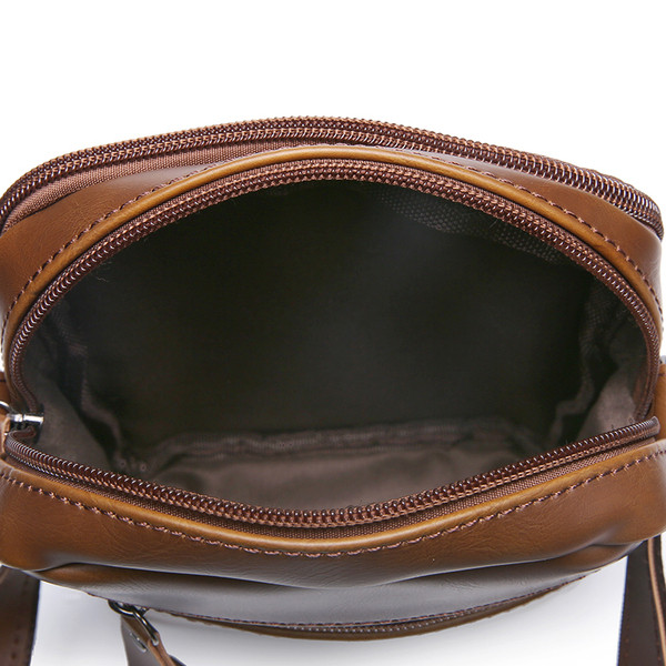 Öko bőrből készült férfi alkalmi táska két színben