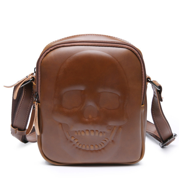 Öko bőrből készült férfi alkalmi táska két színben