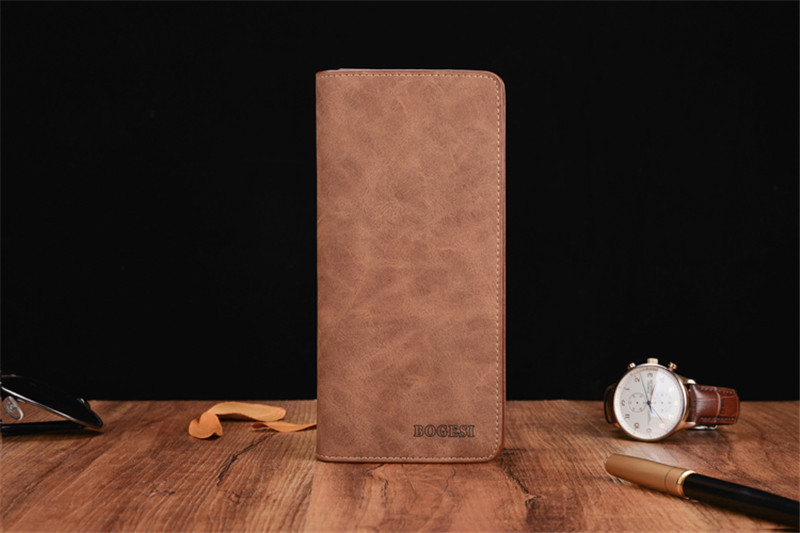 Стилен мъжки портфейл в два цвята-изчистен модел