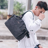 Modern férfi nagy táska szürke színben