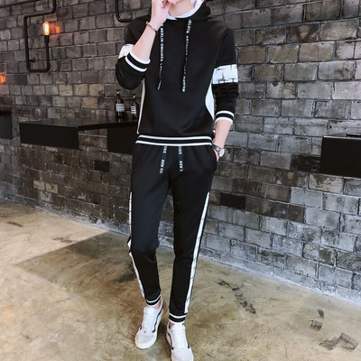 Ανδρική αθλητική φόρμα σε λευκό και μαύρο - δύο μοντέλα