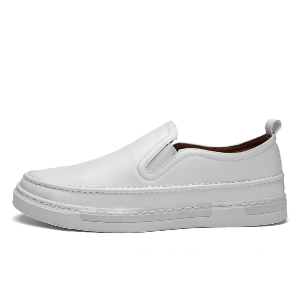 Modern férfi mokaszinok fehér barna és fekete színben