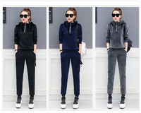 Αθλητικό-casual γυναικείο σετ  σε τρία χρώματα