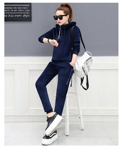 Αθλητικό-casual γυναικείο σετ  σε τρία χρώματα