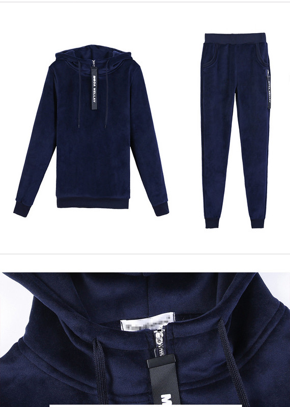 Αθλητικό-casual γυναικείο σετ  σε τρία χρώματα