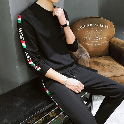 Σπορ-casual ανδρικό σετ σε πολλά χρώματα