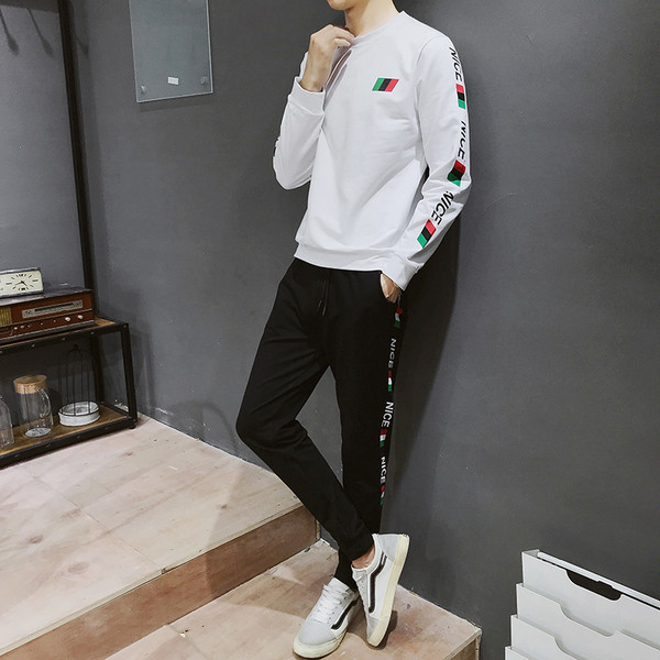 Σπορ-casual ανδρικό σετ σε πολλά χρώματα