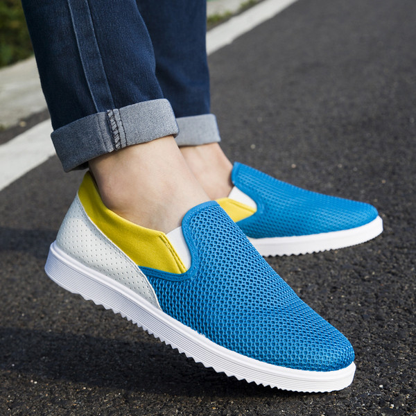 Καθημερινά αναπνεύσιμα μοκασίνια για τους άνδρες