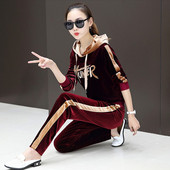 Női bársony szett három színben