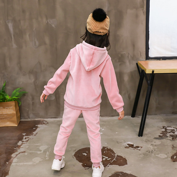 Napi gyerekcsapat lányoknak két részben fekete és rózsaszín színben