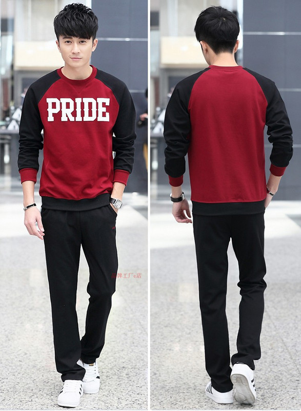 Modern sport férfi szett kék, szürke és bordó színben