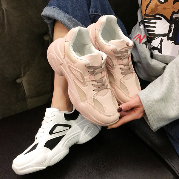 Sport és alkalmi női tornacipő két színben