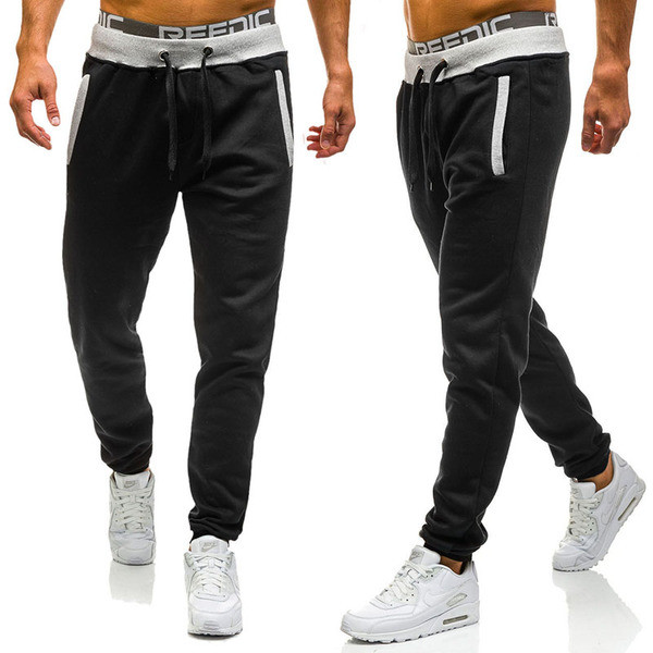 Pamut férfi sportnadrág gumírozott derékkal több színben