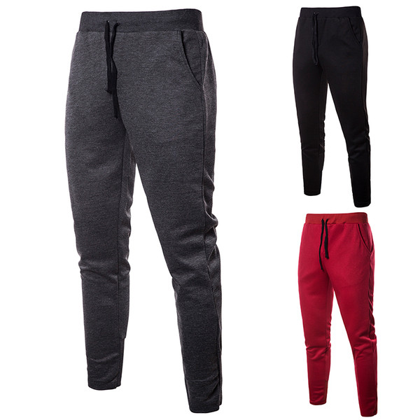 Ανδρικό αθλητικό παντελόνι  από βαμβάκι με τσέπες σε διάφορα χρώματα
