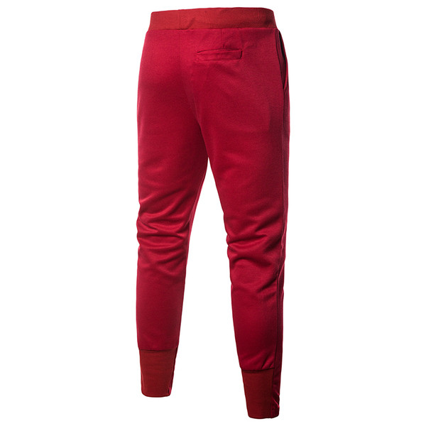 Ανδρικό αθλητικό παντελόνι  από βαμβάκι με τσέπες σε διάφορα χρώματα