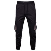 Ανδρικά αθλητικά παντελόνια με πλαϊνές τσέπες και φερμουάρ σε διάφορα χρώματα