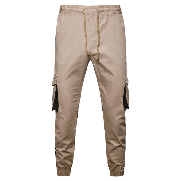 Ανδρικά αθλητικά παντελόνια με πλαϊνές τσέπες και φερμουάρ σε διάφορα χρώματα