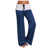 Αθλητικό γυναικείο  παντελόνι ευρύ μοτίβο σε διαφορετικά χρώματα