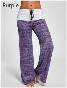 Αθλητικό γυναικείο  παντελόνι ευρύ μοτίβο σε διαφορετικά χρώματα