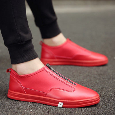 Modern férfi tornacipő három színben cipzárral