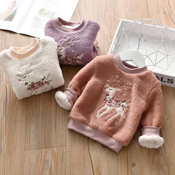 Χειμερινό πουλόβερ για παιδιά με μαλακή επένδυση σε διάφορα χρώματα