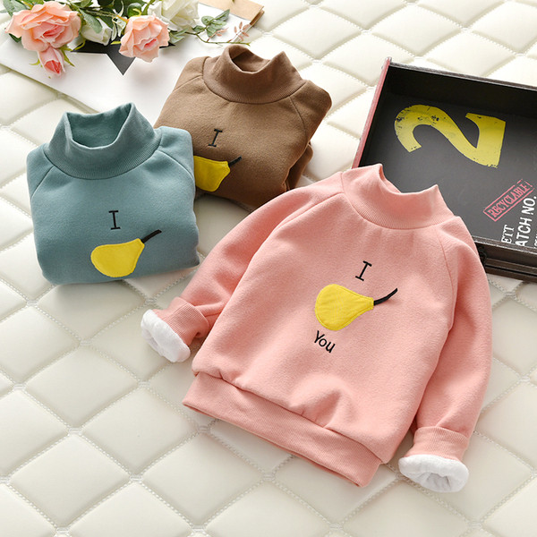 Modern gyerekblúz puha béléssel és 3D elemmel több színben