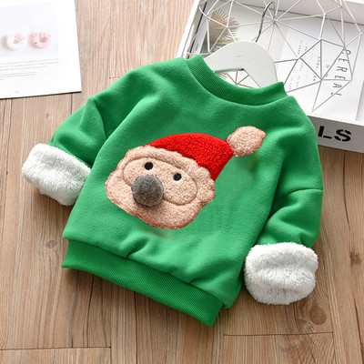 Μοντέρνα παιδική μπλούζα  με μαλακή επένδυση  με στοιχείο 3D σε διάφορα χρώματα