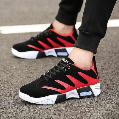 Férfi sport- és alkalmi tornacipő vastag talppal