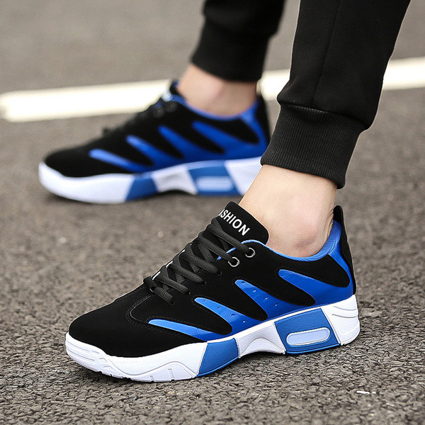 Férfi sport- és alkalmi tornacipő vastag talppal