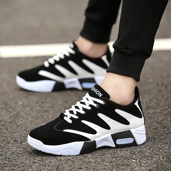 Férfi sport- és alkalmi tornacipő vastag talppal