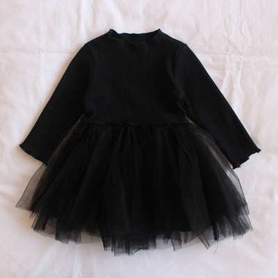 Μοντέρνο παιδικό φόρεμα με τούλι σε διάφορα χρώματα