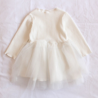 Μοντέρνο παιδικό φόρεμα με τούλι σε διάφορα χρώματα