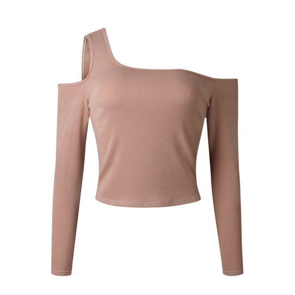 Modern női blúz rövid modell, két színben nyitott váll