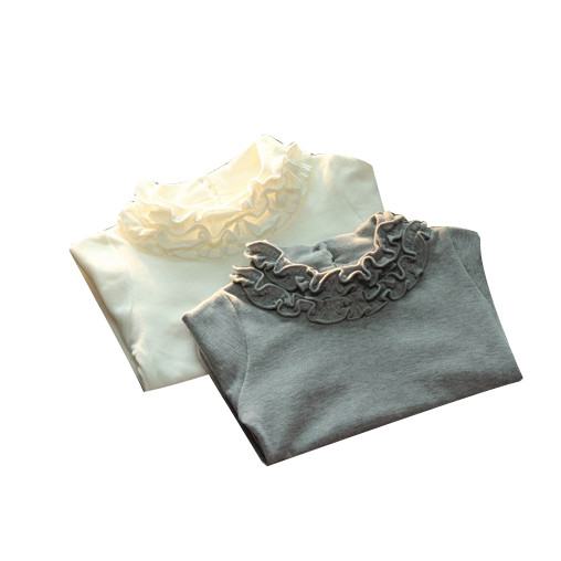 Μοντέρνα παιδική μπλούζα με O-λαιμόκοψη σε δύο χρώματα