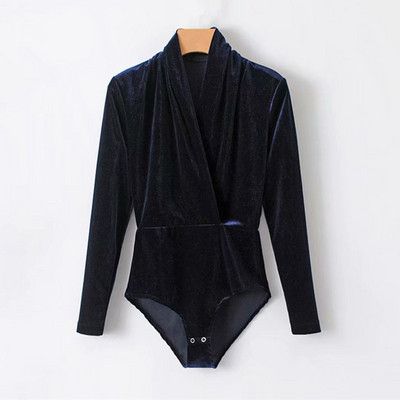 Γυναικέιο κορμάκι  με ντεκολτέ σε σχήμα V σε διάφορα χρώματα