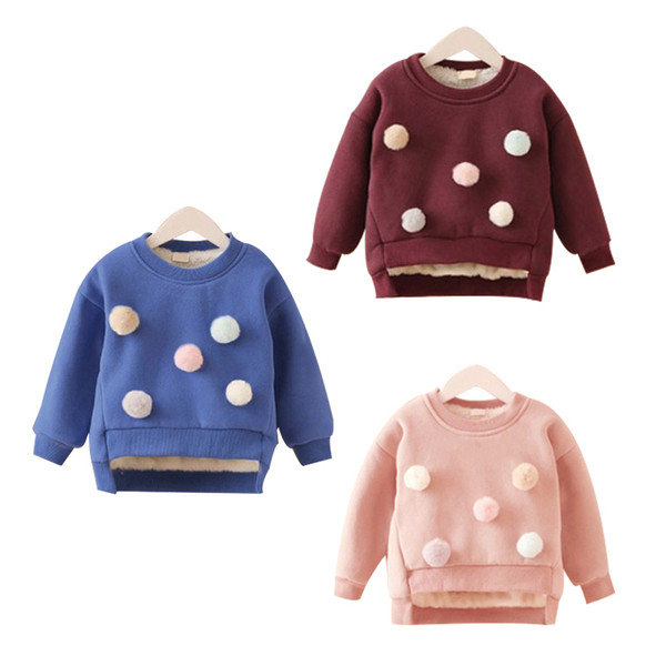 Χειμερινή παιδική μπλούζα ασύμμετρη  με μαλακή επένδυση σε διάφορα χρώματα