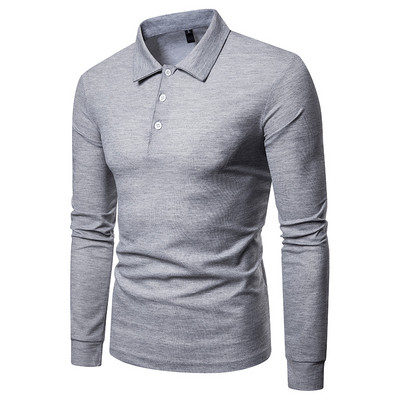 Sportos-elegáns férfi blúz gallérral és gombokkal több színben
