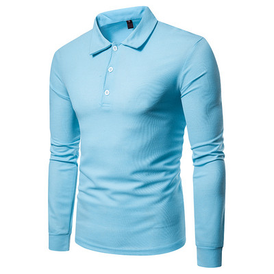Sportos-elegáns férfi blúz gallérral és gombokkal több színben