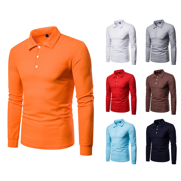 Sportos-elegáns férfi blúz gallérral és gombokkal több színben